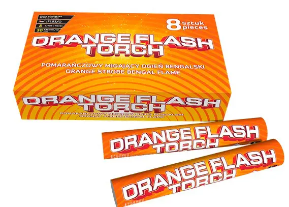 Flara Jorge JF102 R 8 sztuk pomarńczowy ogień bengalski Flara Jorge JF102 R 8 sztuk pomarńczowy ogień bengalski