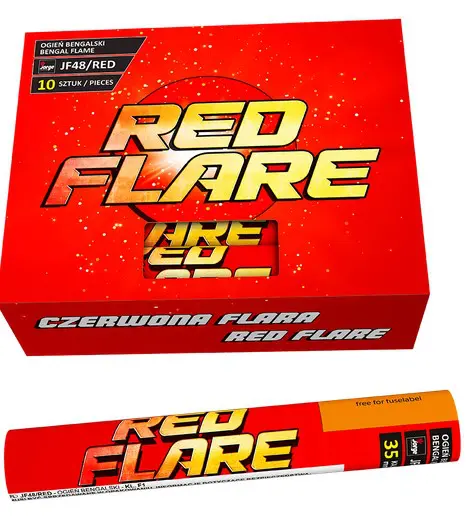 Raca czerwona flara Jorge 10 sztuk Jorge